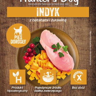 Indyk z batatami i żurawiną
