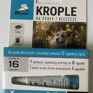 KROPLE NA PCHŁY I KLESZCZE DLA MAŁYCH PSÓW