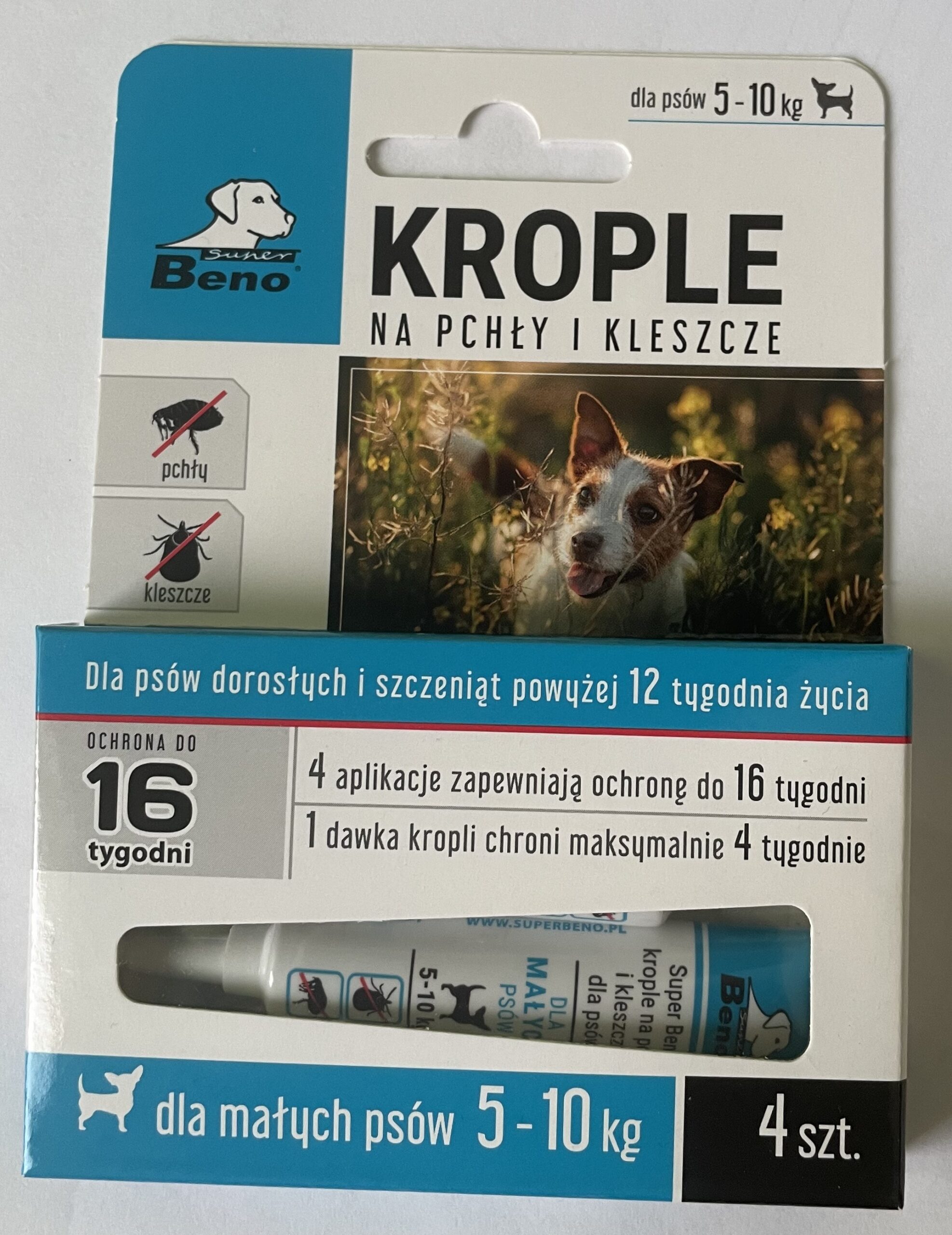 KROPLE NA PCHŁY I KLESZCZE DLA MAŁYCH PSÓW