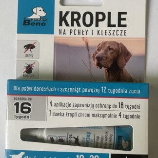 KROPLE NA PCHŁY I KLESZCZE DLA ŚREDNICH PSÓW